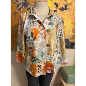 Big Changes Jacket Dolcezza Simply Art by Gina Startup Graphic Print L